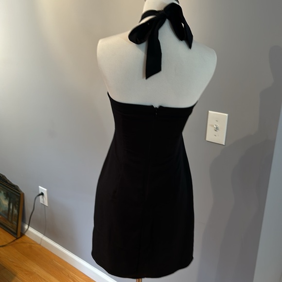 Abercrombie Black Mini Halter Dress - Picture 4 of 5